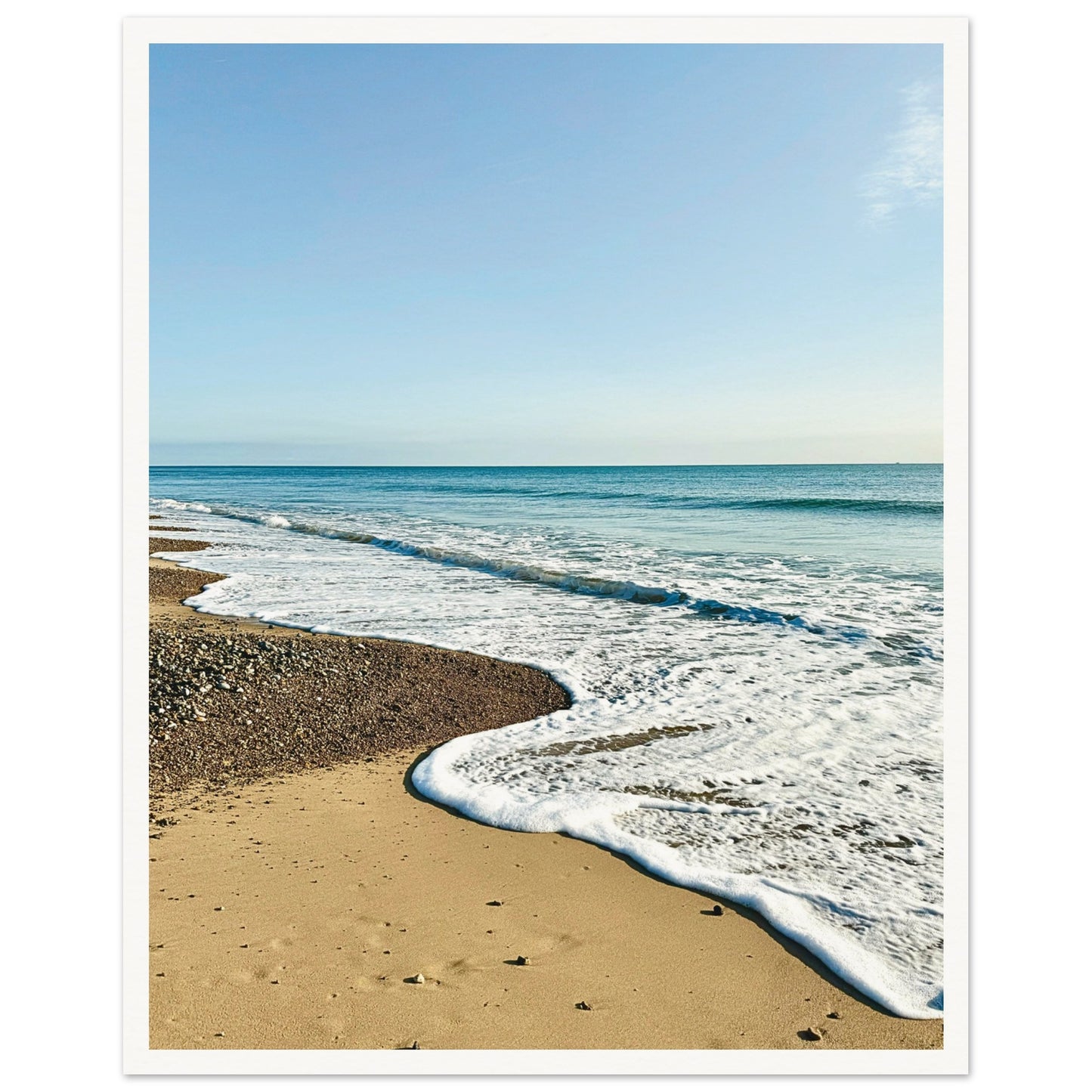 Scratby Beach, Norfolk, UK Poster 40x50 cm 16x20″ Border
