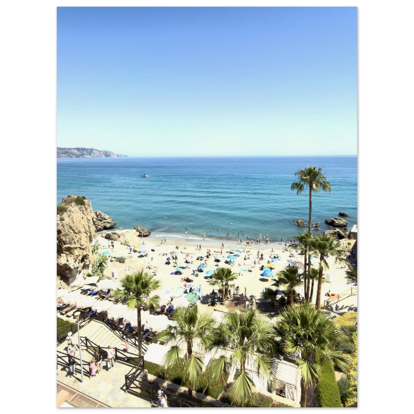Calahonda Beach In Nerja Poster