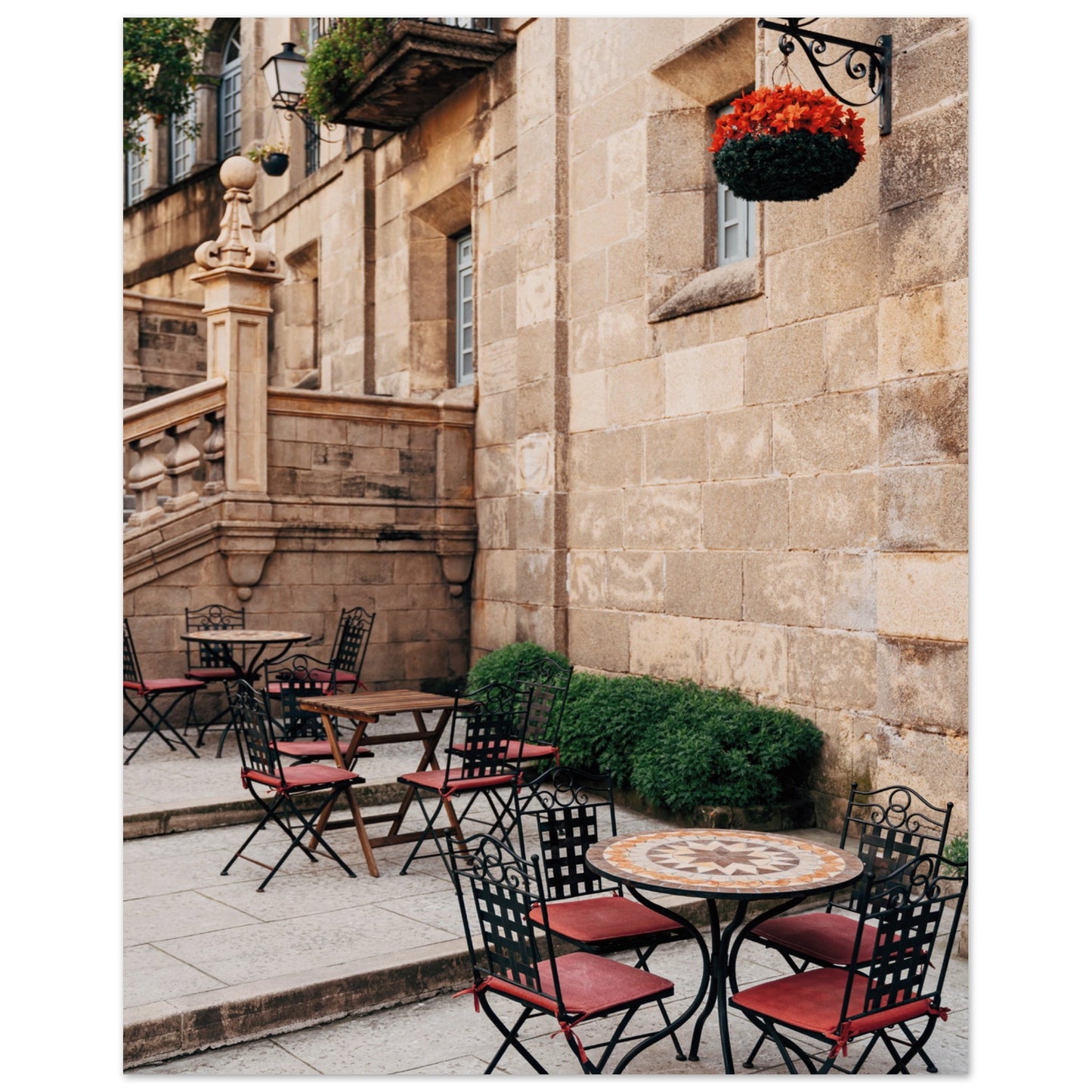 Barcelona Cafe Poster 40x50 cm 16x20″ No Border