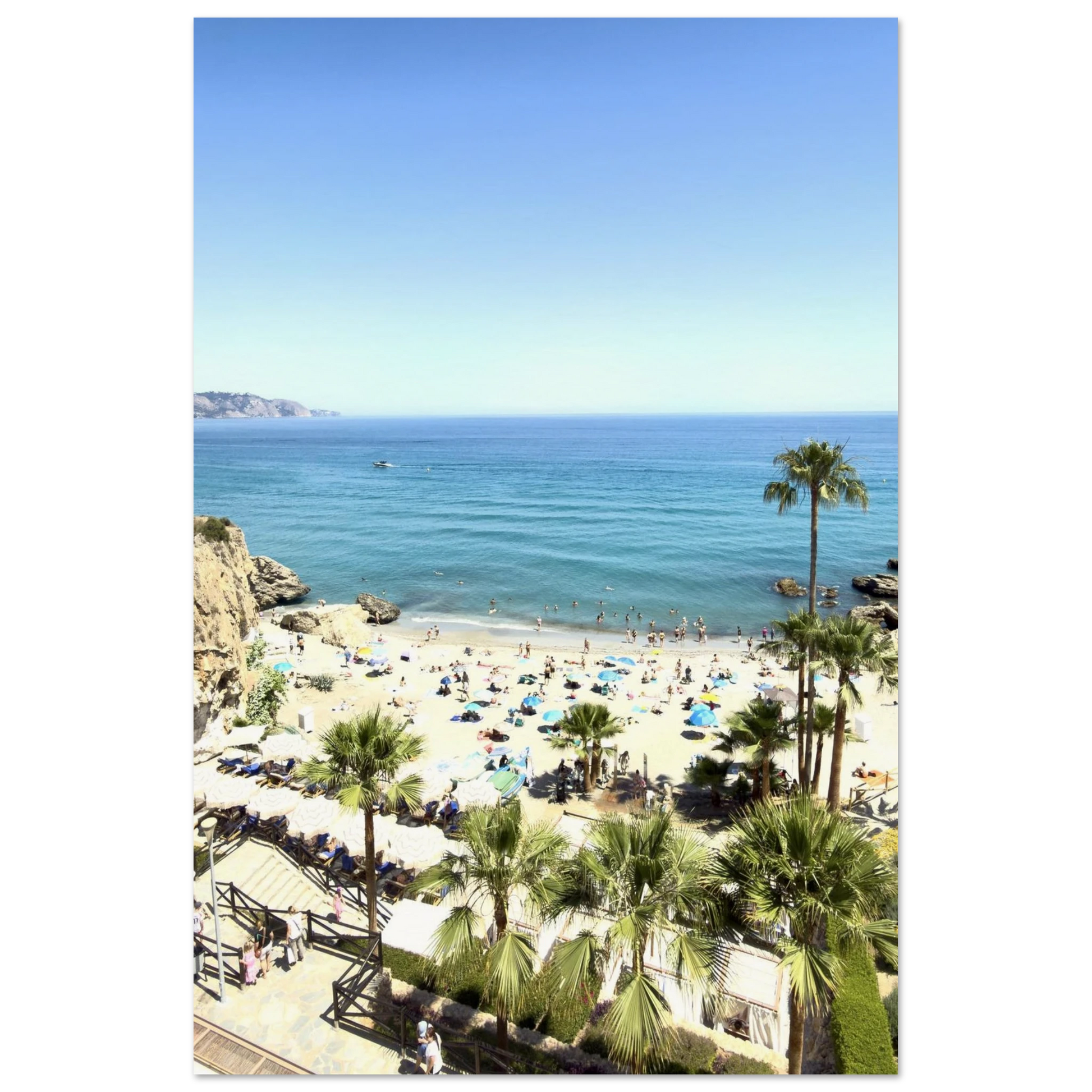 Calahonda Beach In Nerja Poster