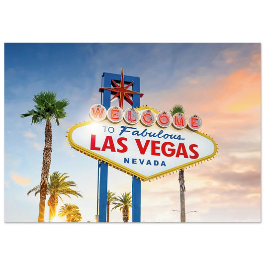 Las Vegas in Lights Sign Poster 70x100 cm 28x40″ No Border