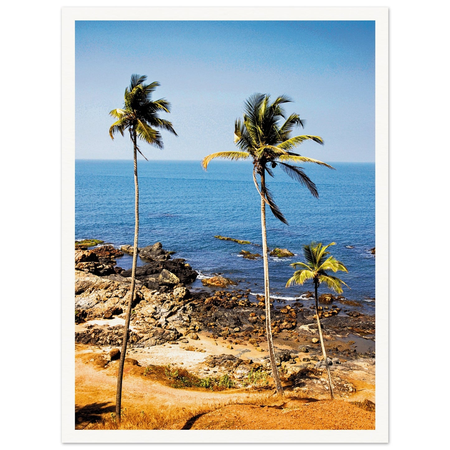 Golden Sands of Goa Poster 30x40 cm 12x16″ Border