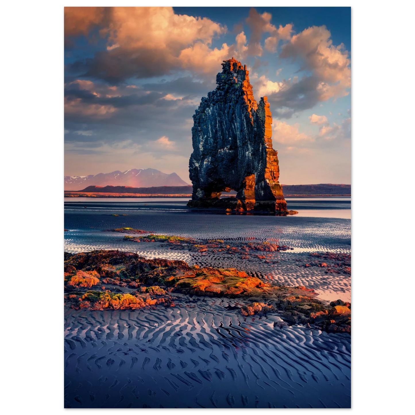 Icelandic Rock Poster 50x70 cm 20x28″ No Border