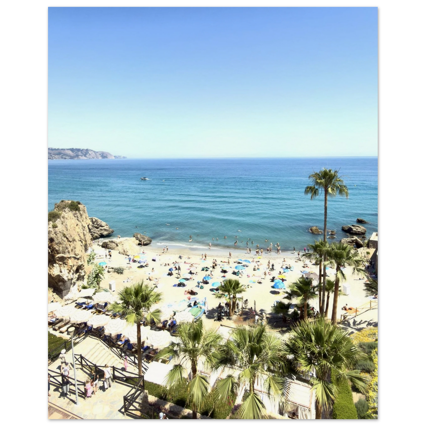 Calahonda Beach In Nerja Poster
