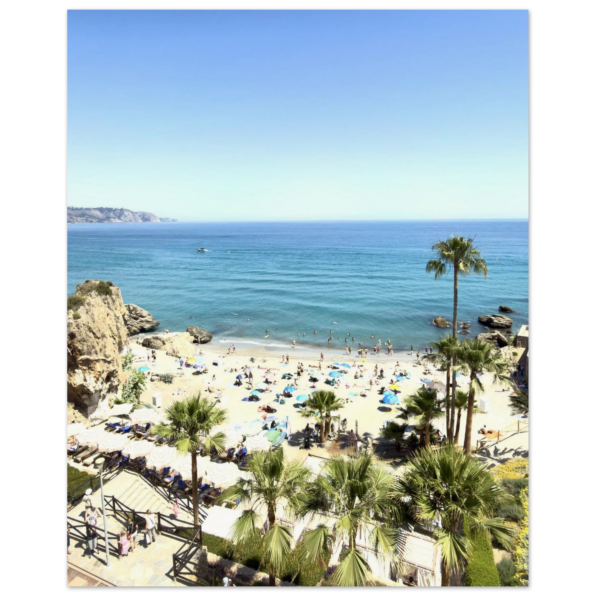 Calahonda Beach In Nerja Poster