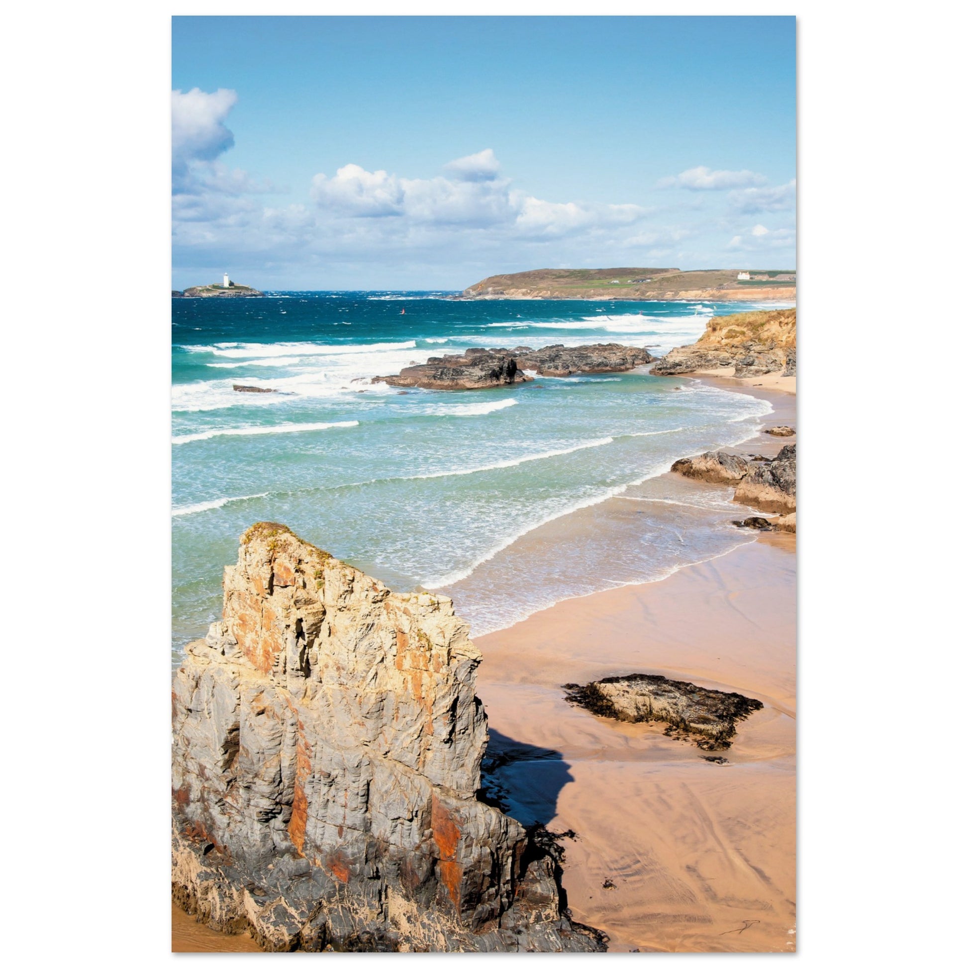Gwithian Beach, Cornwall, UK Poster