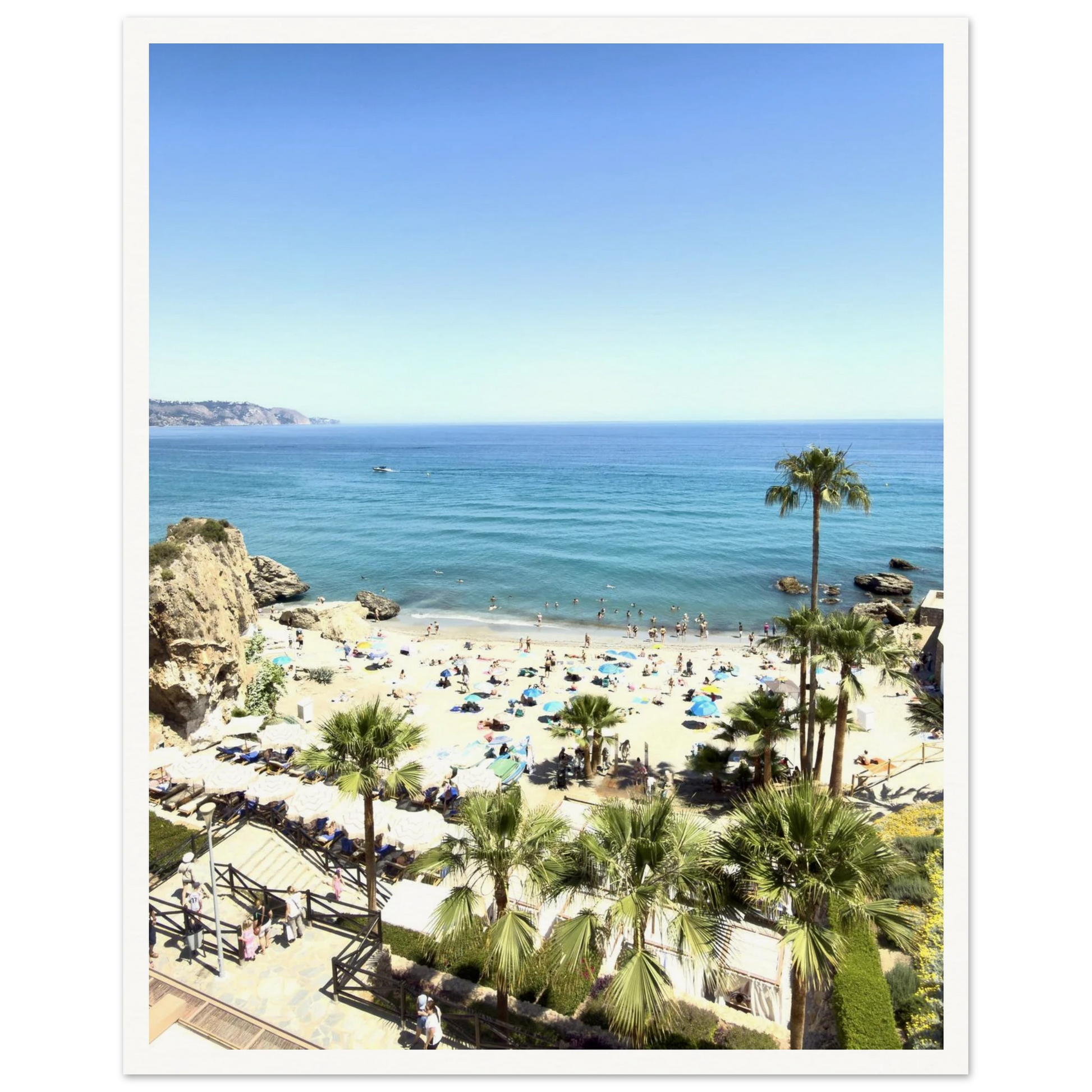 Calahonda Beach In Nerja Poster