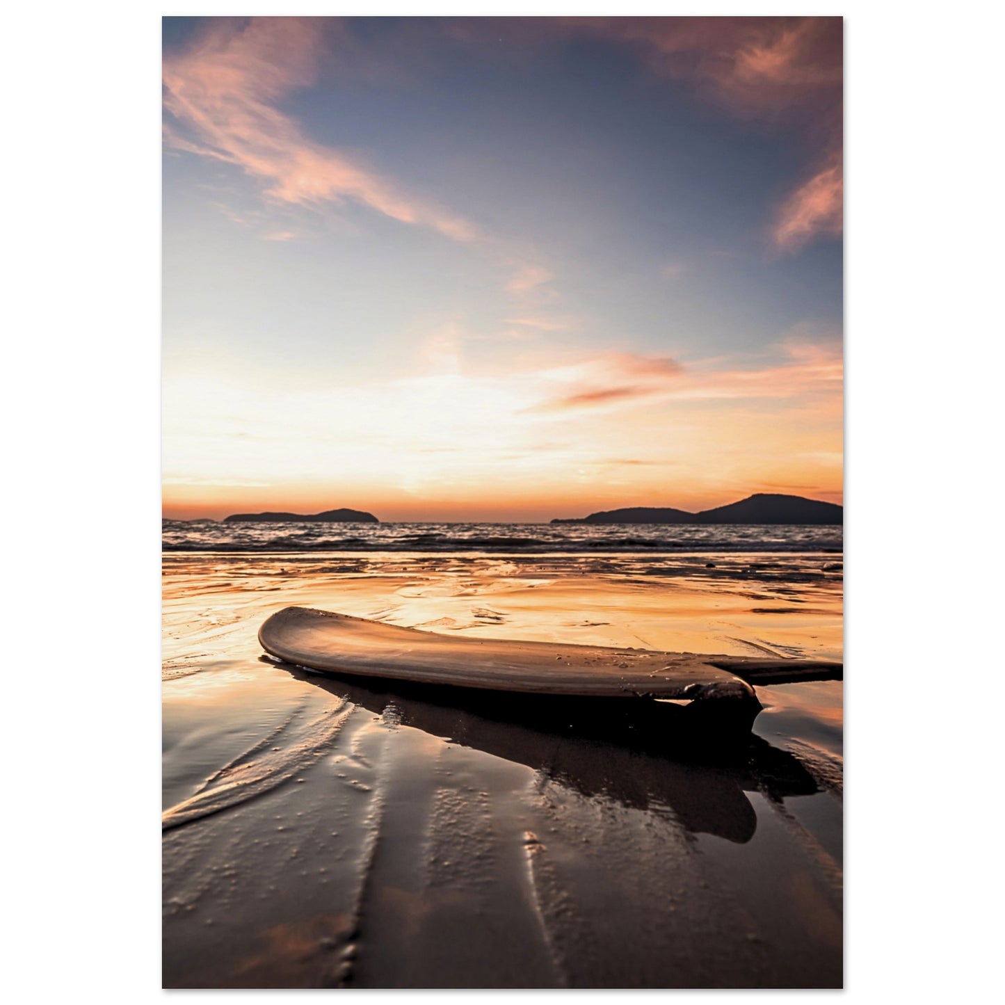 Ocean Glow Surf Poster 70x100 cm 28x40″ No Border