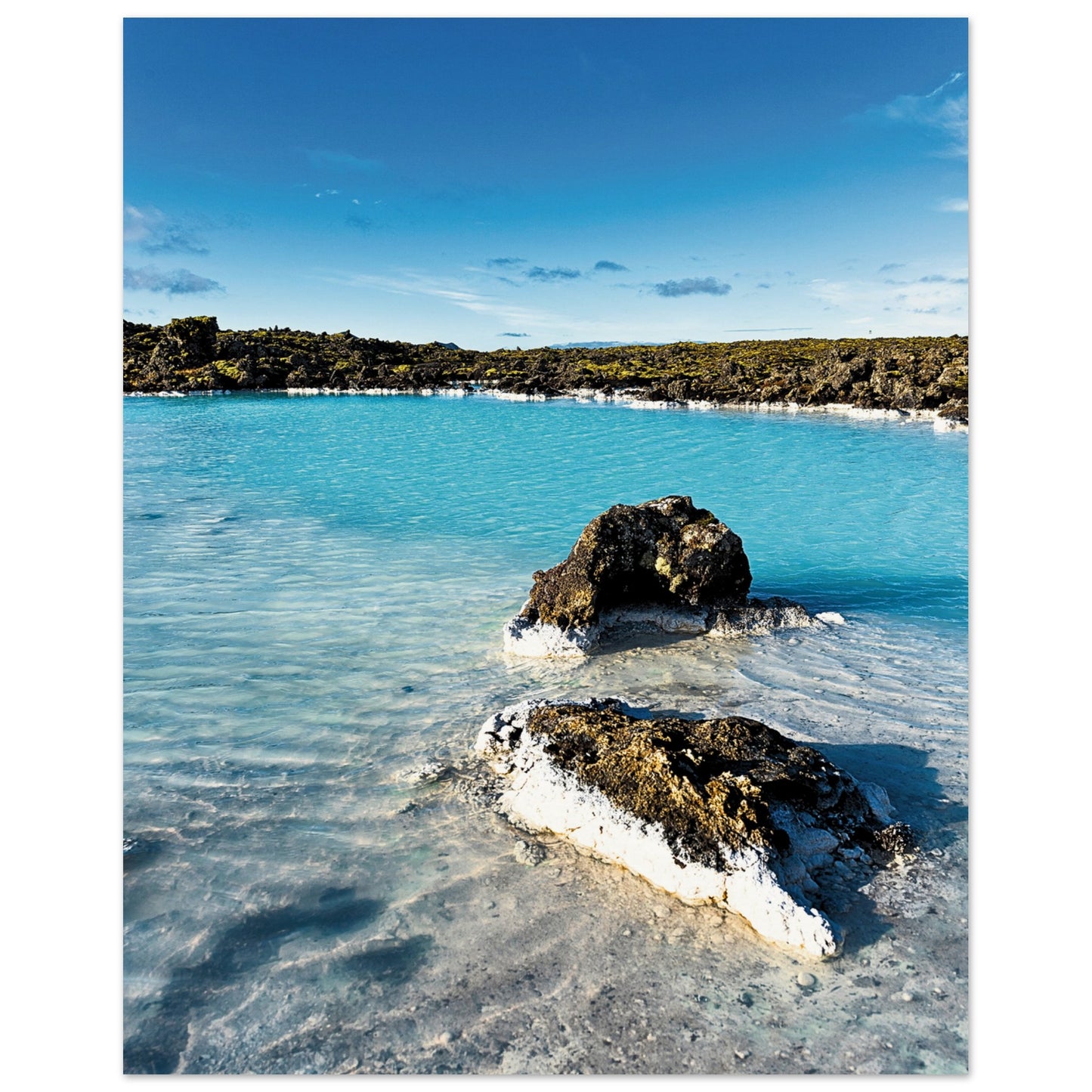 Blue Lagoon South Iceland Poster 40x50 cm 16x20″ No Border