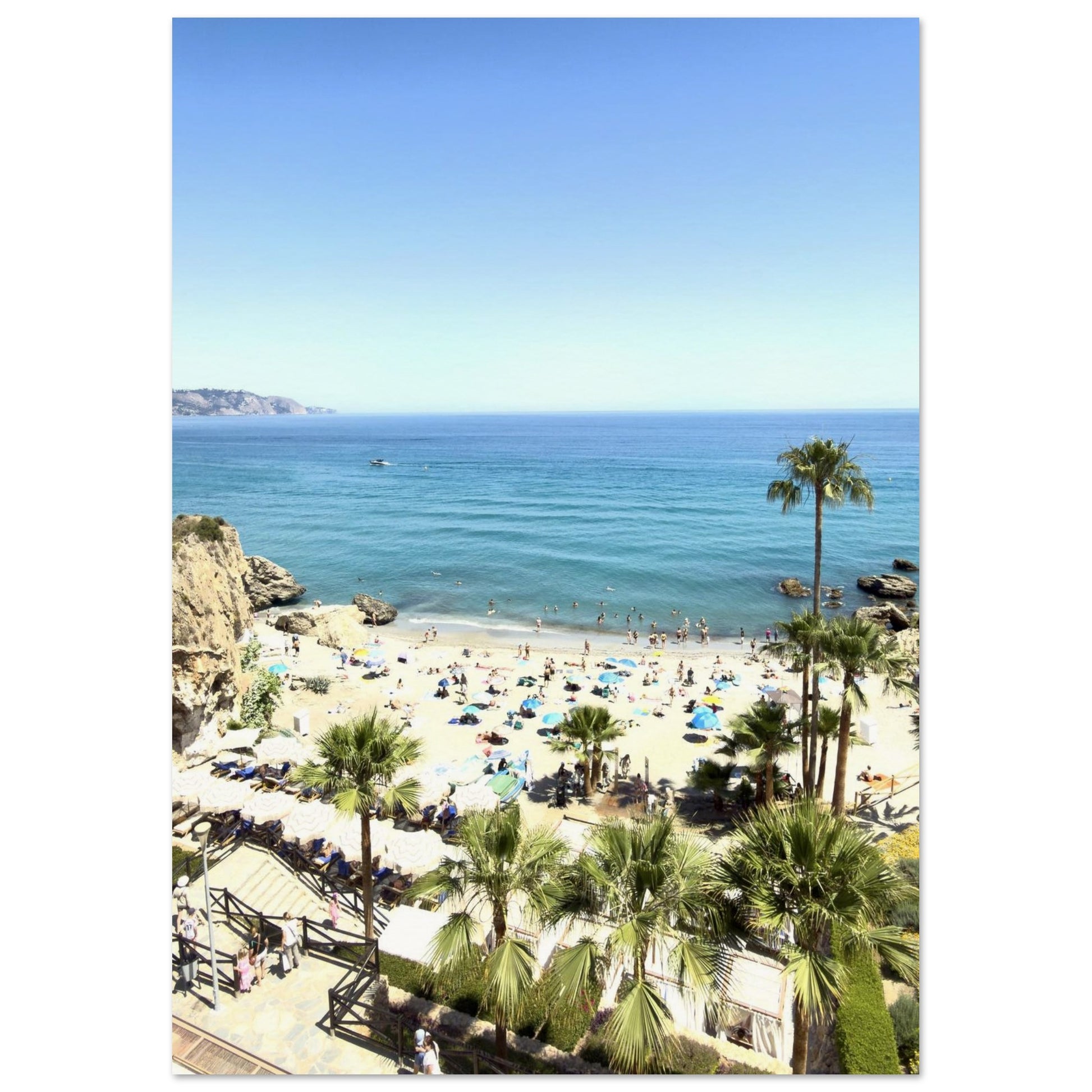 Calahonda Beach In Nerja Poster