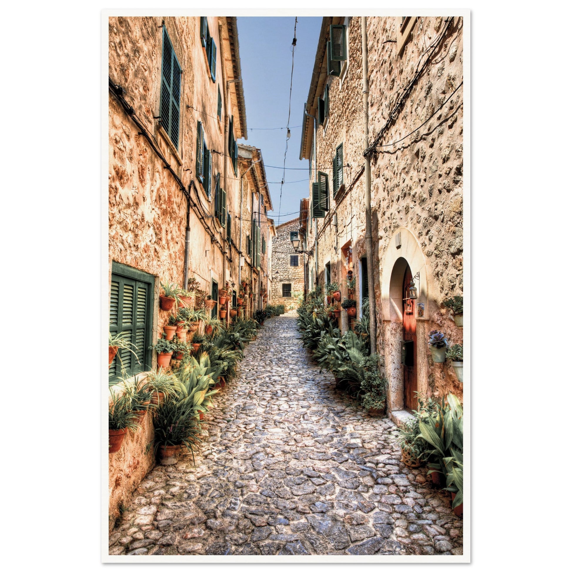 Valldemossa Hill Top Village Majorca Poster