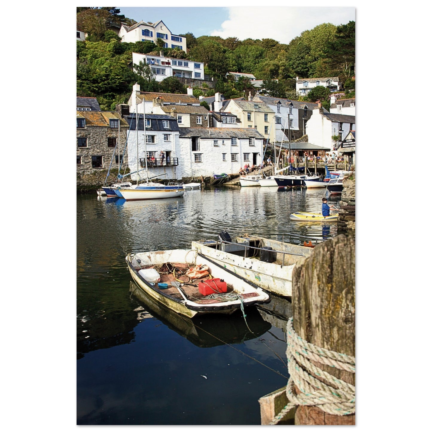 Polperro Cornwall, UK Poster 60x90 cm 24x36″ No Border